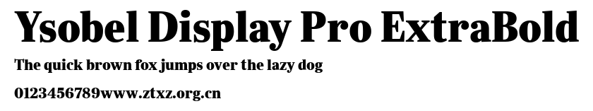 Ysobel Display Pro ExtraBold.ttf