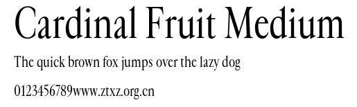 Cardinal Fruit Medium.ttf