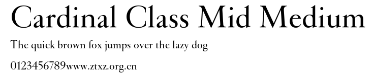 Cardinal Class Mid Medium.ttf