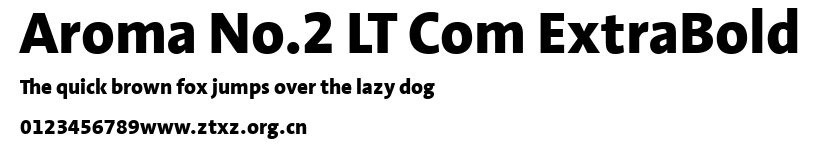 Aroma No.2 LT Com ExtraBold.ttf