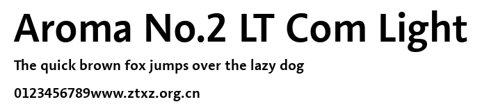 Aroma No.2 LT Com Light.ttf