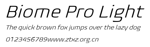 Biome Pro Light.ttf