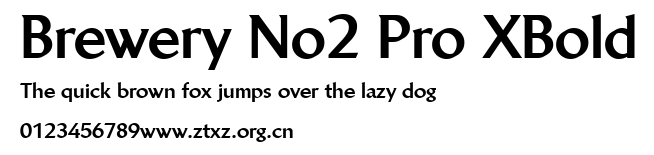 Brewery No2 Pro XBold.ttf