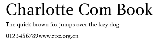 Charlotte Com Book.ttf