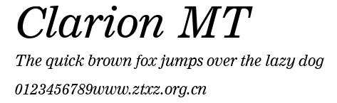 Clarion MT.ttf