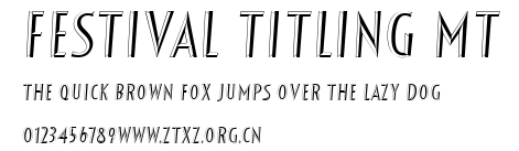 Festival Titling MT.ttf