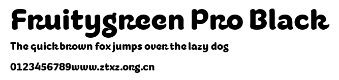Fruitygreen Pro Black.ttf