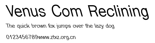Venus Com Reclining.ttf
