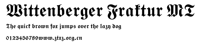 Wittenberger Fraktur MT.ttf