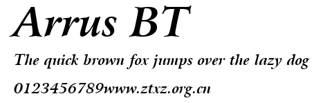 Arrus BT.ttf