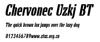 Chervonec Uzkj BT.ttf