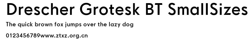 Drescher Grotesk BT SmallSizes.ttf