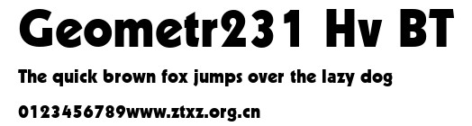 Geometr231 Hv BT.ttf