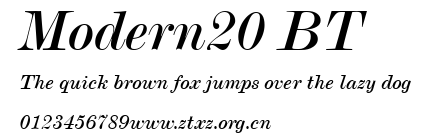 Modern20 BT.ttf
