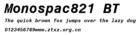 Monospac821 BT.ttf