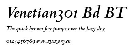 Venetian301 Bd BT.ttf
