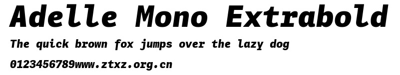 Adelle Mono Extrabold.ttf