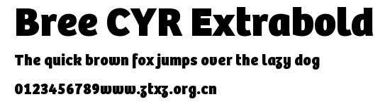 Bree CYR Extrabold.ttf