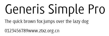 Generis Simple Pro.ttf