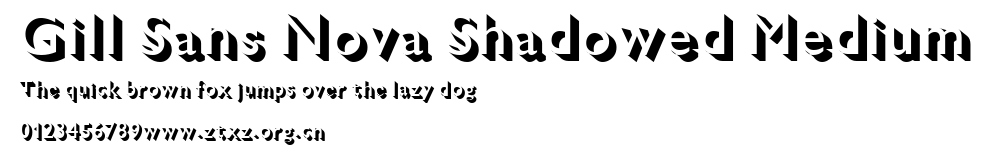 Gill Sans Nova Shadowed Medium.ttf