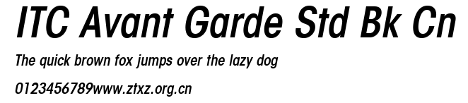ITC Avant Garde Std Bk Cn.ttf