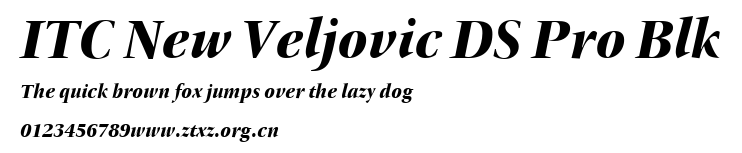 ITC New Veljovic DS Pro Blk.ttf