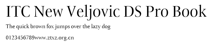 ITC New Veljovic DS Pro Book.ttf