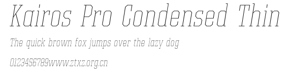 Kairos Pro Condensed Thin.ttf