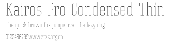 Kairos Pro Condensed Thin.ttf