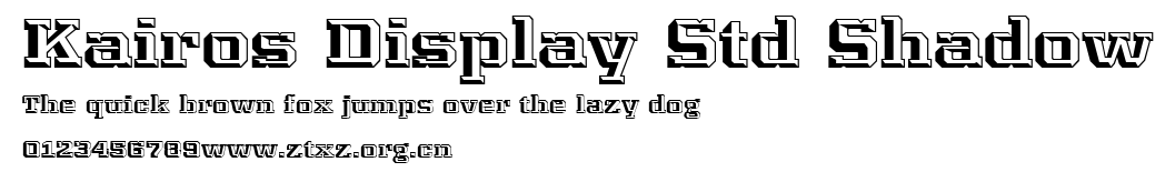 Kairos Display Std Shadow.ttf
