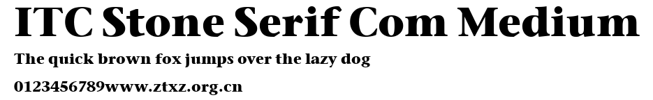 ITC Stone Serif Com Medium.ttf
