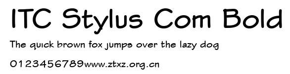 ITC Stylus Com Bold.ttf