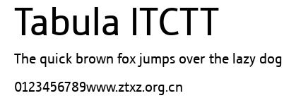 Tabula ITCTT.ttf