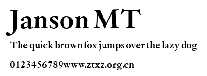 Janson MT.ttf
