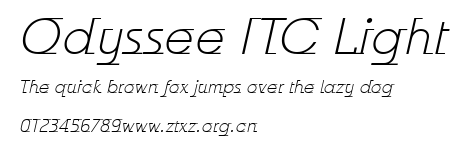 Odyssee ITC Light.ttf