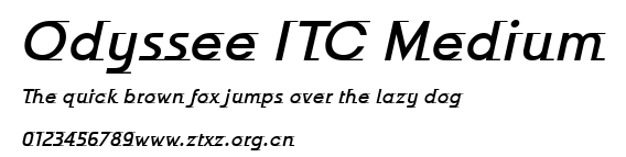 Odyssee ITC Medium.ttf