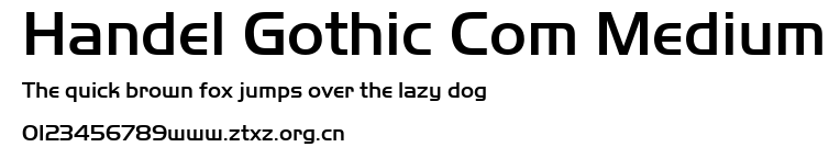 Handel Gothic Com Medium.ttf