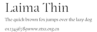 Laima Thin.ttf