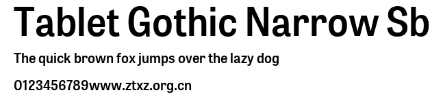 Tablet Gothic Narrow Sb.ttf