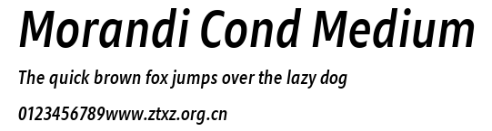Morandi Cond Medium.ttf