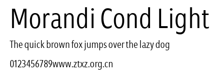 Morandi Cond Light.ttf