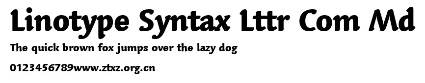 Linotype Syntax Lttr Com Md.ttf