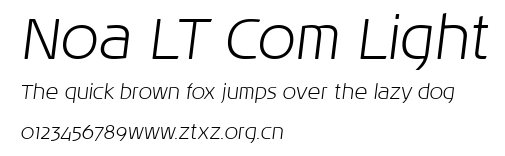 Noa LT Com Light.ttf