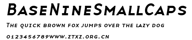 BaseNineSmallCaps.ttf