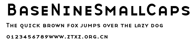 BaseNineSmallCaps.ttf
