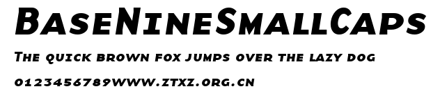BaseNineSmallCaps.ttf