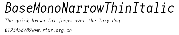 BaseMonoNarrowThinItalic.ttf