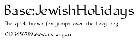 Base:JewishHolidays.ttf