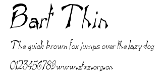 Bart Thin.ttf