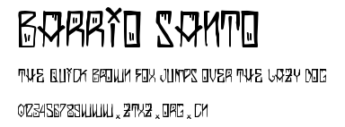 Barrio Santo.ttf